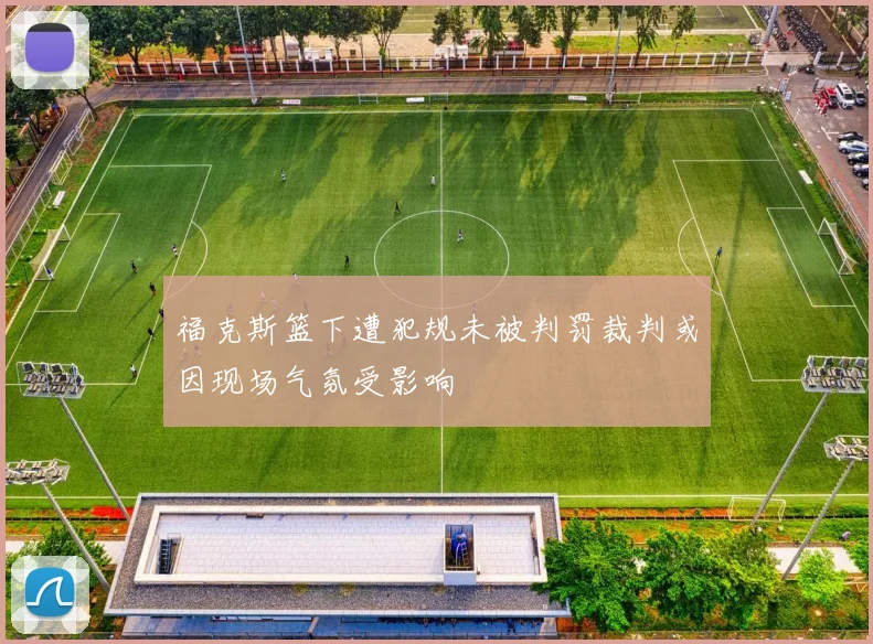 福克斯篮下遭犯规未被判罚裁判或因现场气氛受影响